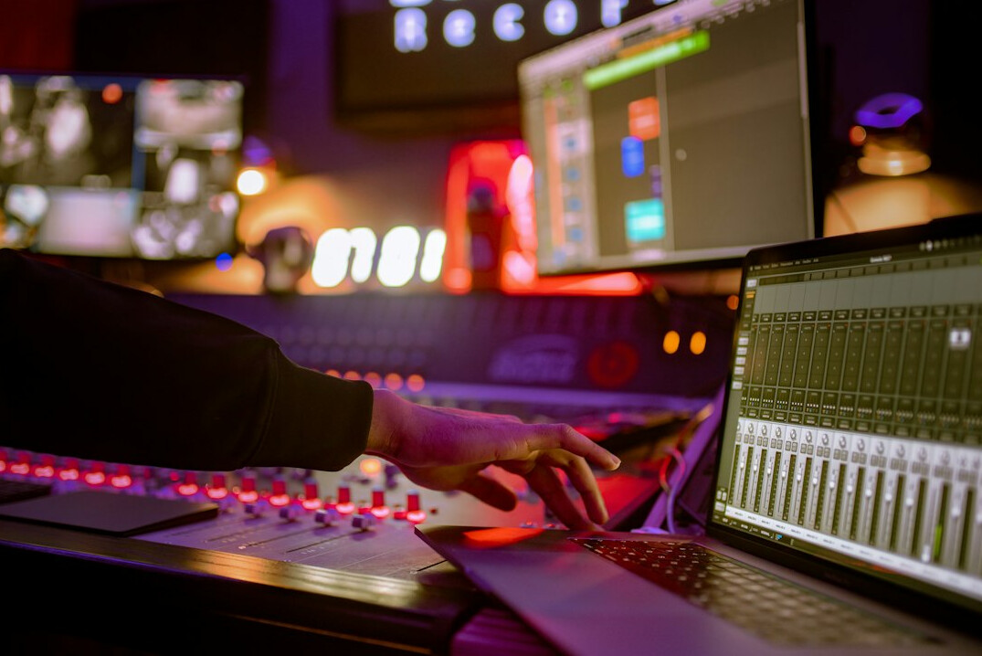 recording studio session
